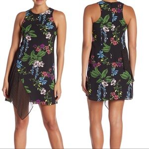 NWT Sam Edelman Mixed Media Print Draped Dress 2